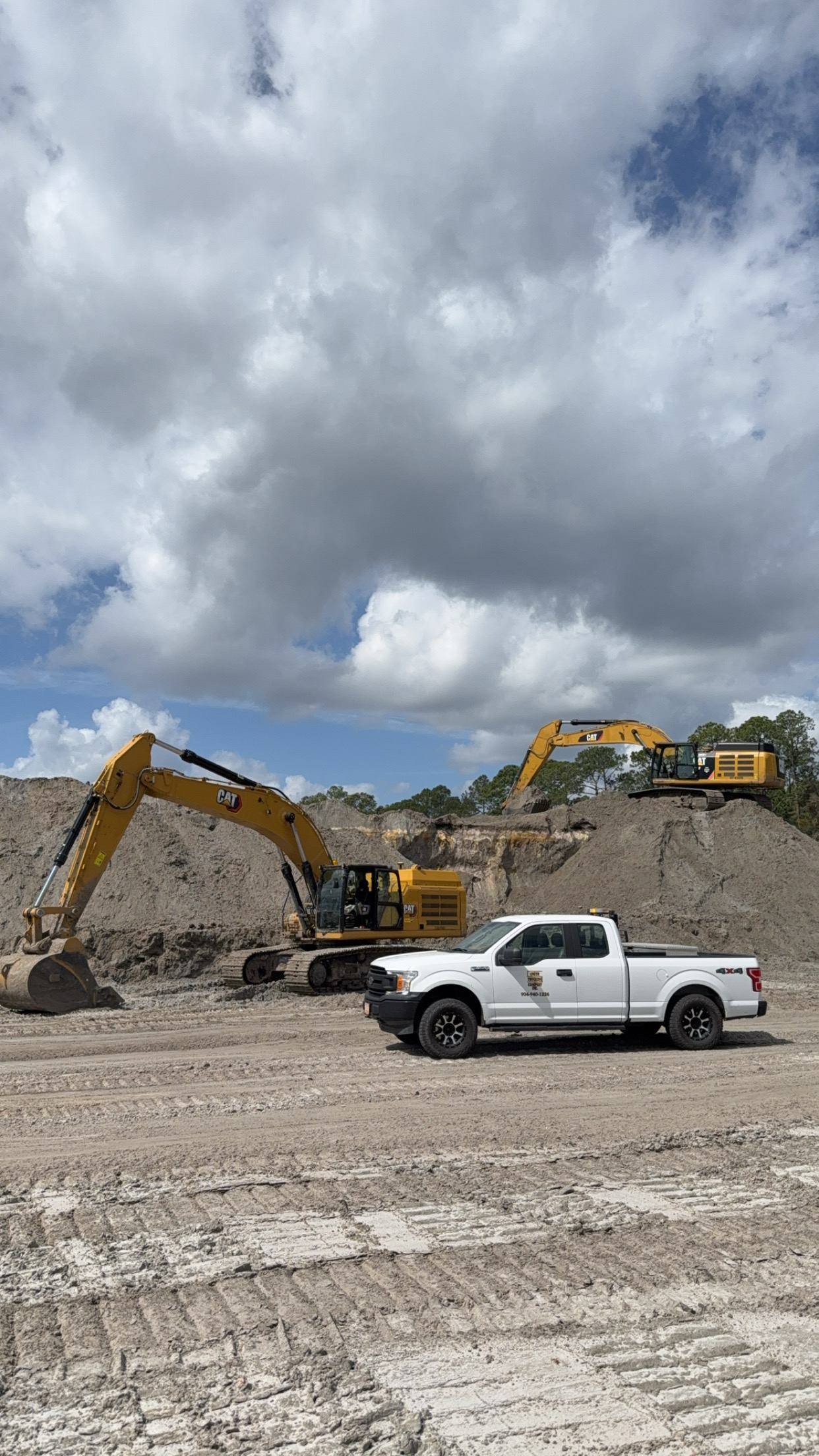STC excavators at work